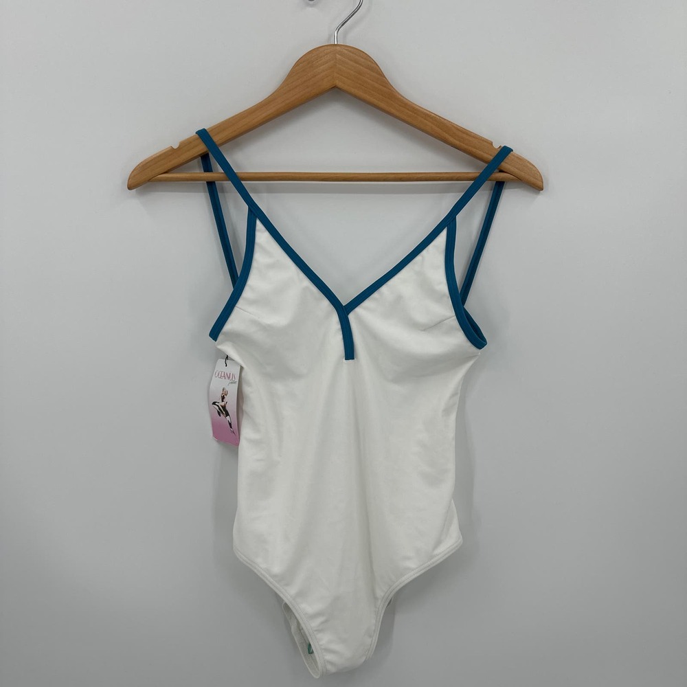 Oceanus Swimwear White One-Piece Swimsuit Size Small/ US 4 NWT